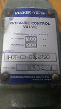 HCT-03-C4-2190, Yuken, Hydraulic Pressure Control Valve